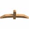 Ekena Millwork Bellingham Timber Gable Bracket, Western Red Cedar, 60"W x 20"H x 5 1/2"D x 5 1/2"F, 8/12 Pitch GBW060X20X0606BEL00SWR - alternate 3